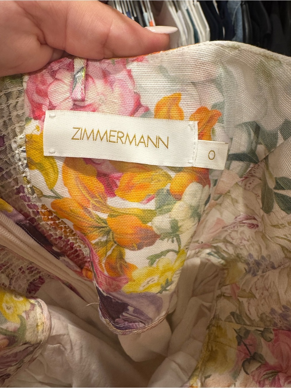Zimmermann Pastel Floral Midi Dress - Picture 5 of 10